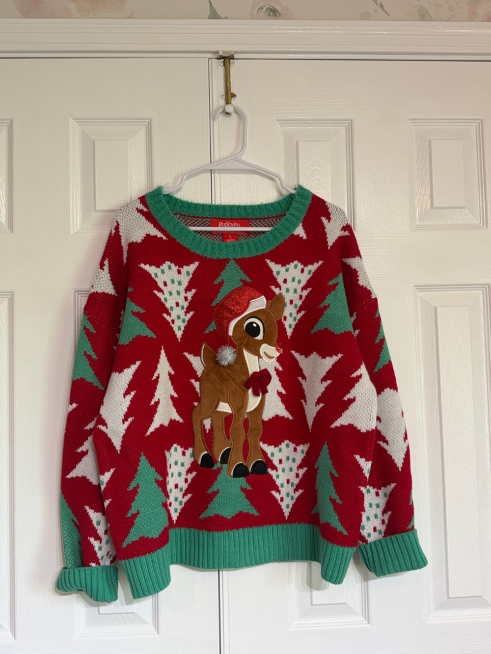 Rudolph The Red Nose Reindeer Ugly Christmas Sweater